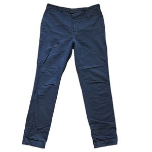 Officine Generale Pants Mens 34x32 Blue Navy Chino Trousers Fisherman Paris 6e